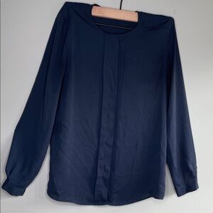 Mango Dark Blue Blouse